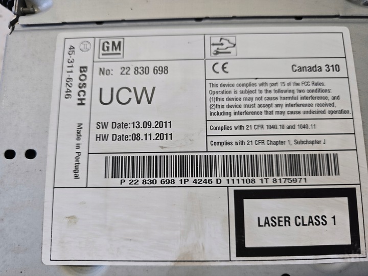 фото №7, Opel insignia a радіо навігація навігація 900 navi900 набір європа