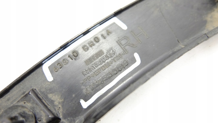 фото №11, Nissan qashqai j10 планка накладка крыльев правый перед 63810br01a
