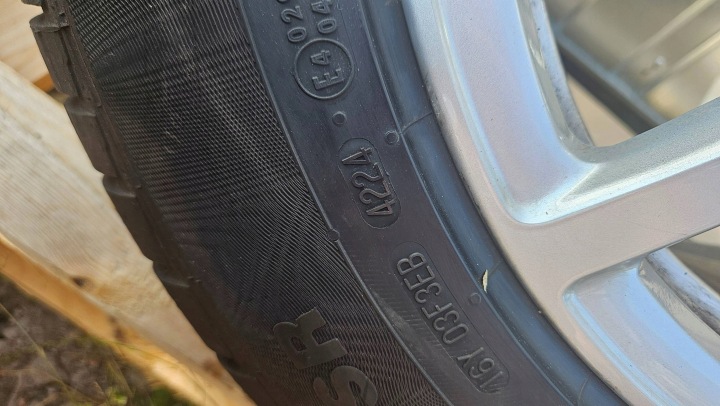 фото №13, Диски audi a6 c8 4k0601025 7.5x17" et36 шини 225/60 r17 2024рік 6.5mm