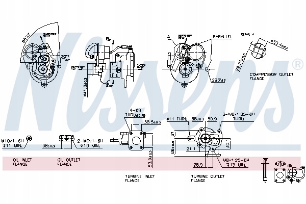 фото №8, Турбонагнетатель nissens 93060 pl dystrybucja