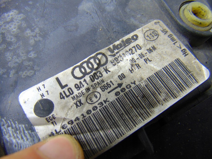 фото №11, Комплект 2x фара лампа ліва права перед передня audi q7 4l