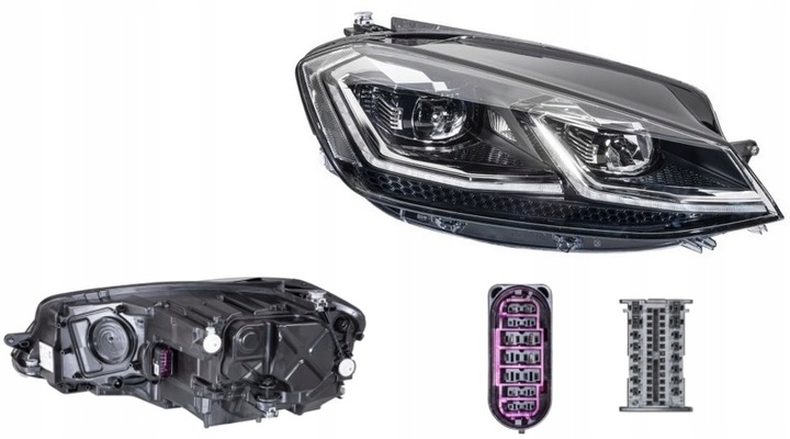 фото №1, Фара лампа праві vw golf vii 17- hella led