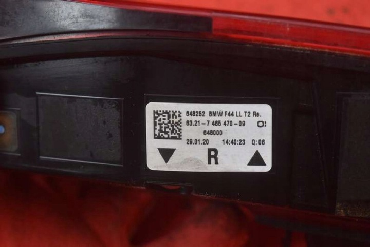 фото №7, Лампа права зад задня 7465470 bmw f44 gran купе м-пакет 19-21