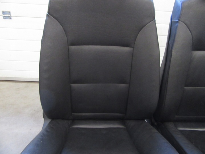 фото №11, Сиденья bmw 5 e60 e61 европа подогрев чёрная кожа 2003-2005r. дорестайлинг