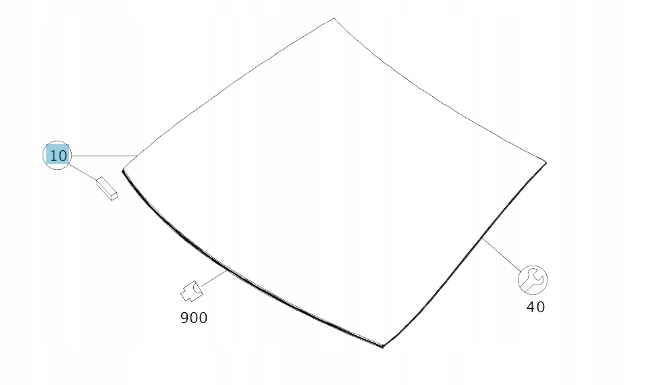 фото №1, Скло лобове передня mercedes gl ml gls