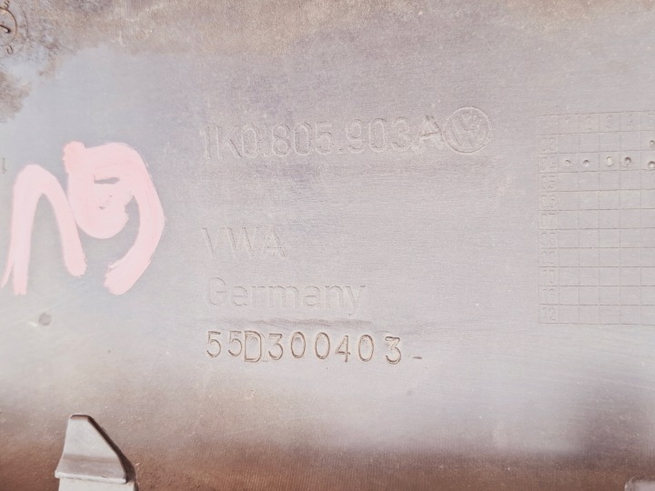 фото №10, Спойлер спойлер накладка дифузор бампера перед vw golf v 5 1k htb 1k0805903a