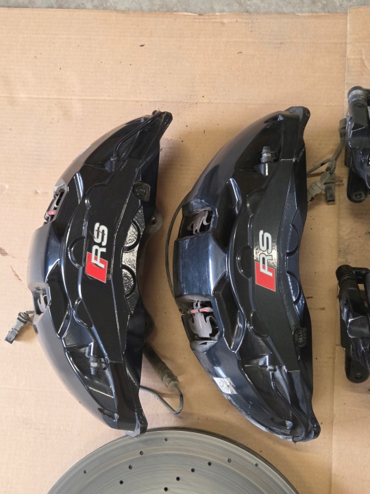фото №7, Audi rs6 c8 4k q7 q8 rs зажимы диски тормозные колодки тормоза комплект swap 420mm 370