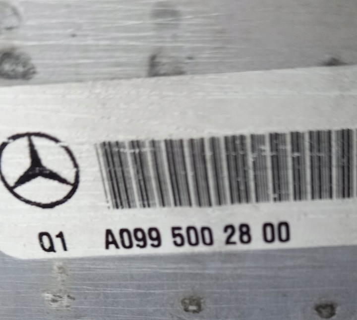 фото №6, Комплект радиатор mercedes ml gle w166 a0995001303