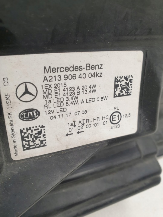 фото №16, Mercedes e-klasa w213 полный led performance фара правое перед a2139064004kz