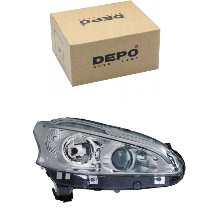 фото №1, Фара лампа правый do peugeot 208 i 2012-2020