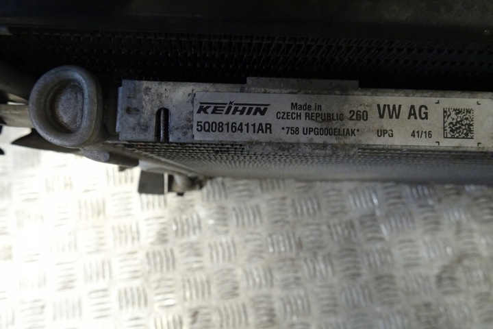 фото №5, Vw tiguan ii 1.6 tdi - комплект радіатор вентилятор