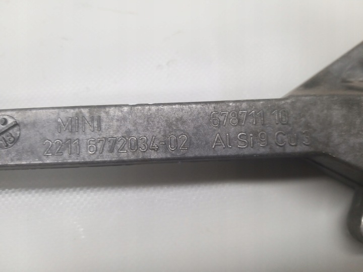 фото №8, Лапи кронштейн двигуна mini one r55 r56 1.6 vti n12b16aa 5f01 6772034-02