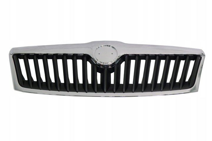 фото №1, Решётка перед octavia ii po рестайлинг m2009 - чёрные решётки радиатора