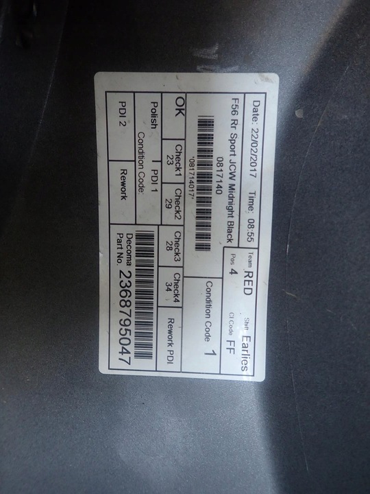 фото №5, Бампер зад задний mini cooper f56 jcw 2014-