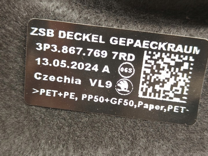 фото №7, Skoda superb iv 4 полка багажника багажника новая оригинал 2024-