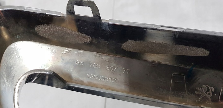 фото №11, Peugeot 2008 i планка хром рамка бампера перед 9678365777