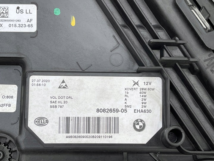 фото №13, Лампа bmw g30 g31 lci полный led тень тёмное usa