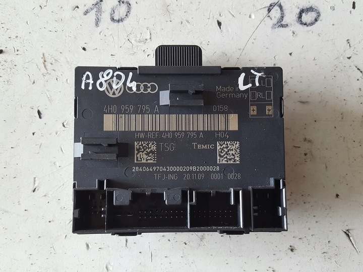 фото №1, Audi a8 d4 4h 09-13r модуль двері лівий зад