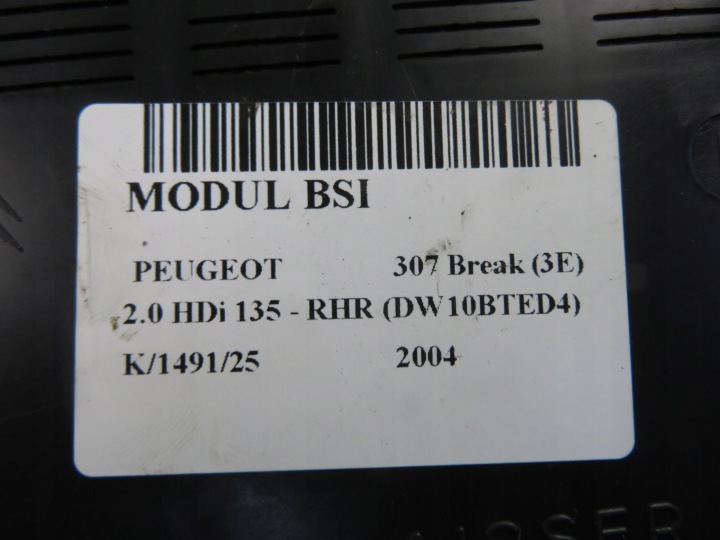 фото №9, Bsi peugeot 307 hdi 9651197680a 9651196980a