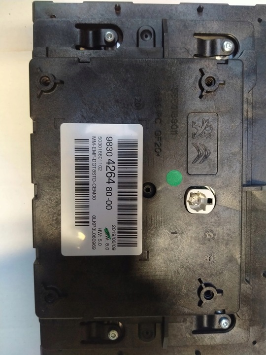 фото №2, Peugeot citroen дисплей радио 9830426480