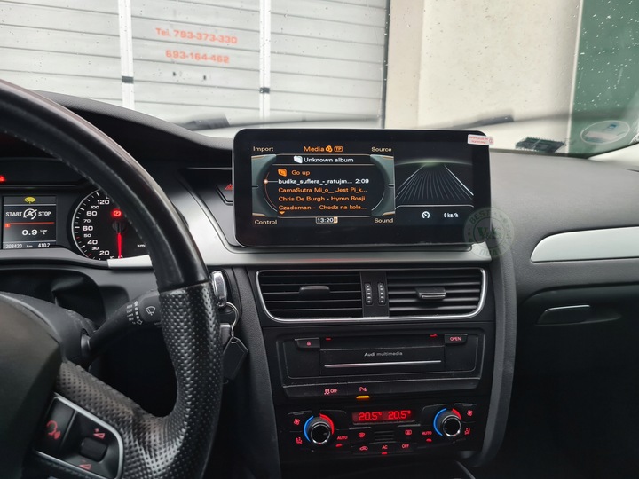 фото №12, Радіо навігація audi a4, a5 2009 - 2015 блакитний ray v&s бізнес line car play