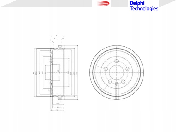 фото №2, Барабаны тормозные seat ibiza v 2.0 6j5. 6p1