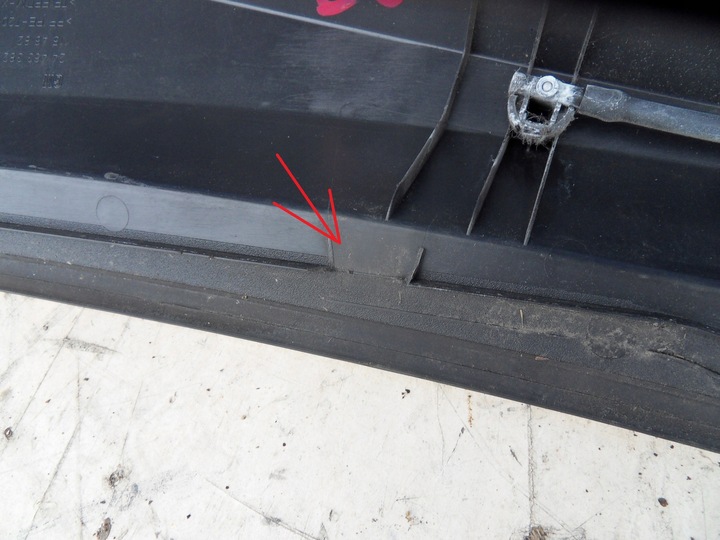 фото №8, Opel astra iii h 3 панель під лобовим склом пластиковий європа