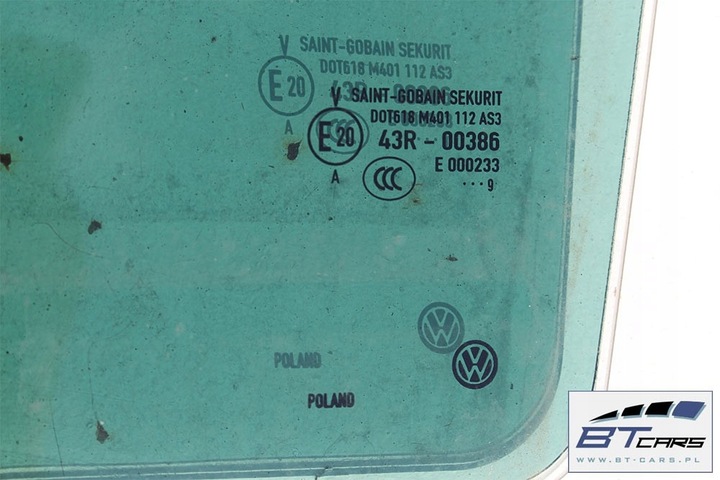 фото №6, Vw touareg стекло дверь левая 7p0845025 7p0845025a левая зад задняя 7p0 845 026