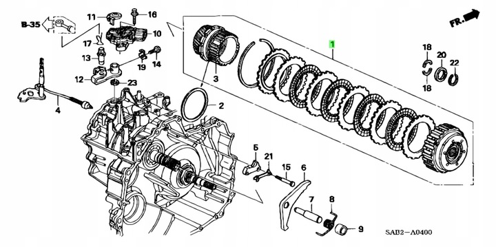 фото №1, Зчеплення honda jazz коробка передач cvt