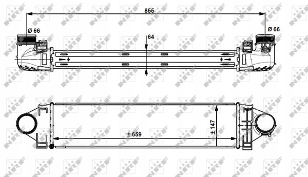фото №11, Интеркулер volvo 2,0d/2,4d v70 iii/xc60/70 07- номер