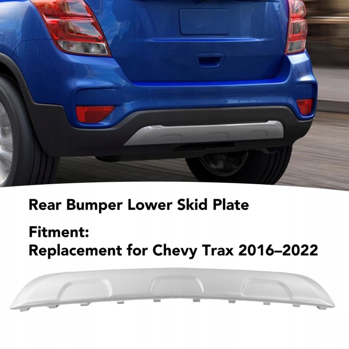 фото №14, Нижня плита бампера заднього, захист панель ozdobnego do chevroleta trax