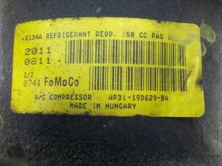 фото №6, Ford focus mk3 1.6 tdci t1db компресор ap3l-19d629-ba