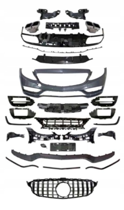 фото №10, Mercedes c205 c63 диффузор чёрный купе / cabrio