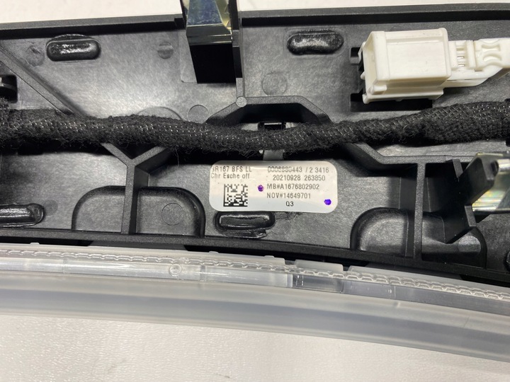 фото №9, Планка декоративная dekor консоли панели mercedes gle gle 167 w167