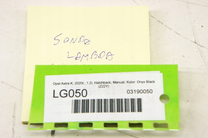 фото №5, Lg050 opel astra k 1.2i лямбда-зонд ar