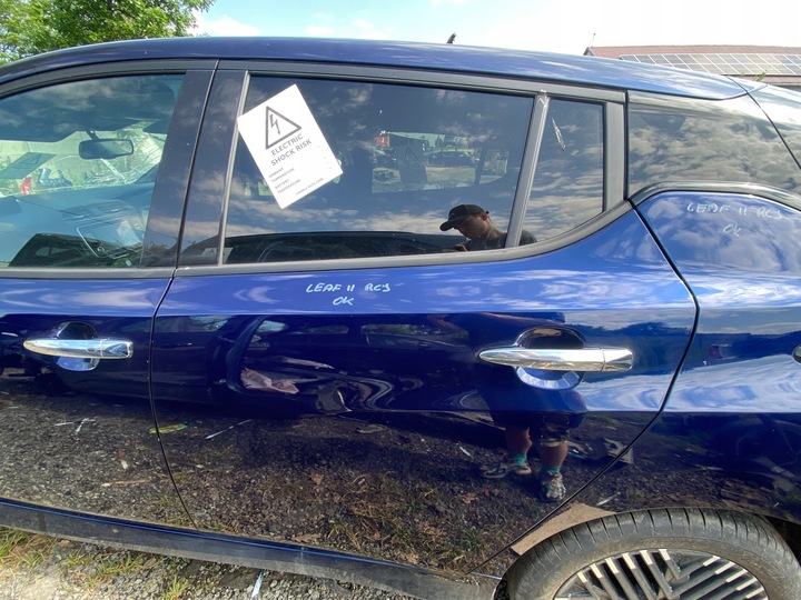 фото №1, Двері лівий зад nissan leaf ze1 ii 2 колір rcj універсальний блакитний