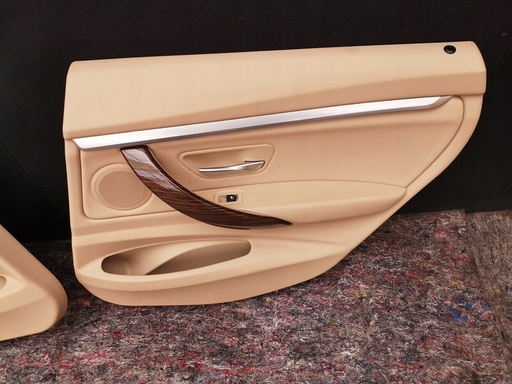 фото №4, Оббивка боковина двері bmw f34 зад l/p шкіра