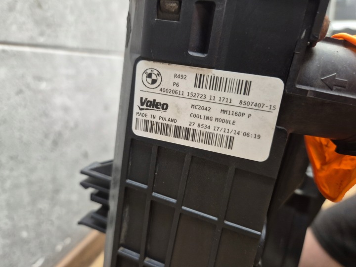 фото №9, Bmw 3 f30 f31 325d 2.0d n47 комплект радіатор автомат eu 9335362 7600516