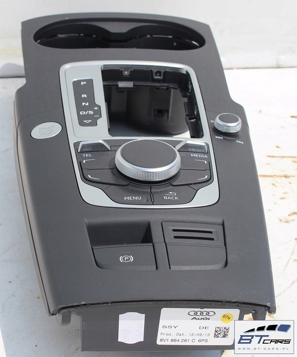 фото №6, Audi a3 набор mmi панель + монитор + считыватель mib 8v0919614q 8v0919603a 8v00