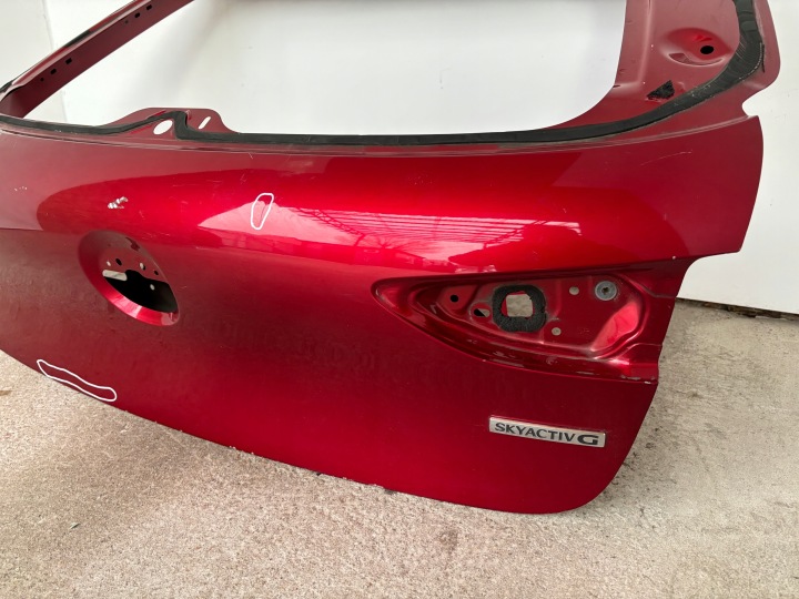 фото №11, Mazda 3 iv bp hb 2019r- кришка багажника задня зад
