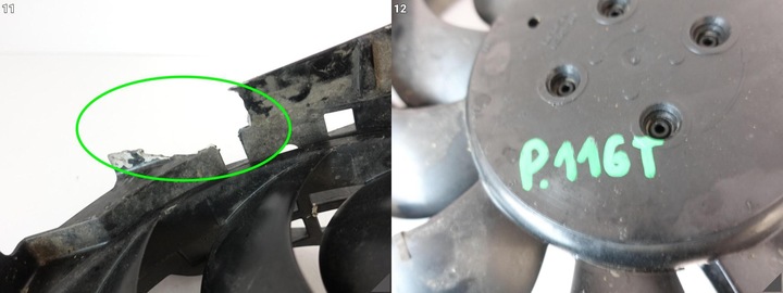 фото №12, Audi e-tron gt rs 4j3 porsche taycan 9j1 вентилятор вентилятор корпус лівий