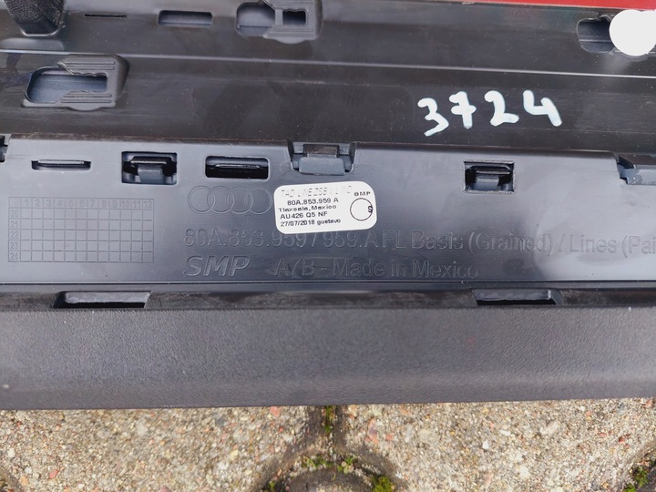 фото №14, Audi q5 sq5 80a планка двері лівий перед карбон 80a853959a