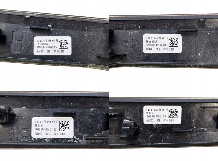 фото №12, Планки декоративный дверь панели защита колонки audi 8w a4 b9