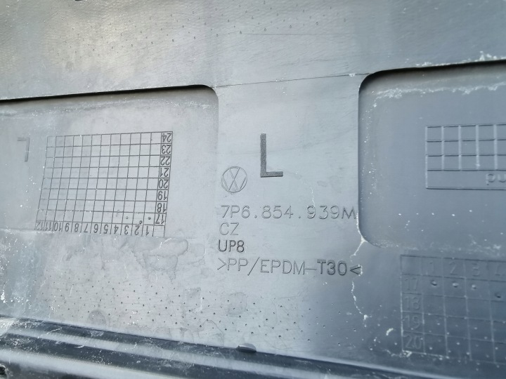 фото №9, Vw touareg 7p 7p6 10-18 молдинг na двері ліва перед передня 7p6854939m