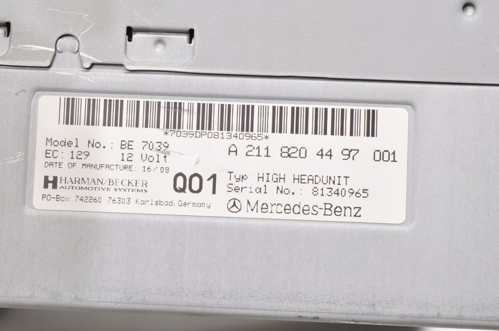 фото №7, Mercedes w211 рестайлінг радіо навігація a2118204497