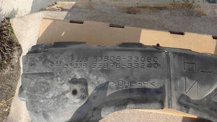фото №4, Підкрилок ліві toyota camry 18- 53806-33080
