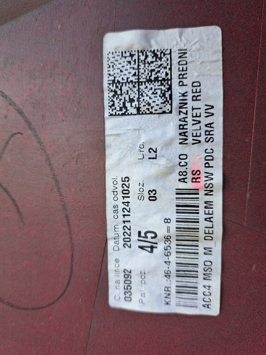 фото №12, Skoda octavia vrs 5e0 бампер переднє