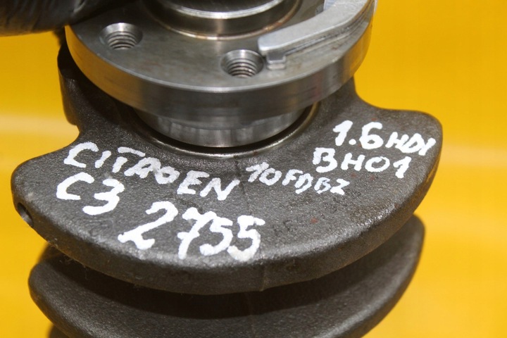 фото №15, Wał коленчатый з вкладыши citroen c3 peugeot ford volvo 1.6 hdi 058b00531