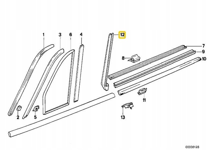 фото №12, Прокладка ліва bmw e30 318i 320i 325i m3