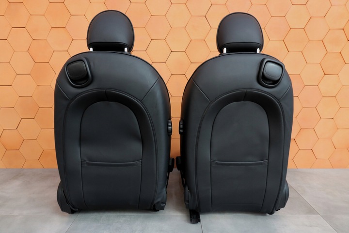 фото №12, Mini f57 салон сидіння з підігрівом isofix шкіра карбон чорний harman